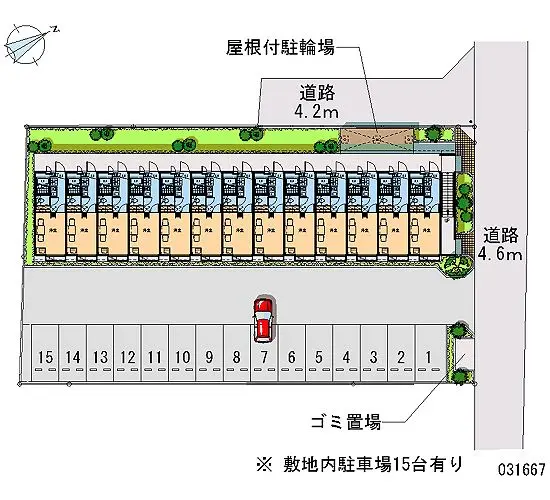 ★手数料０円★青梅市東青梅　月極駐車場（LP）